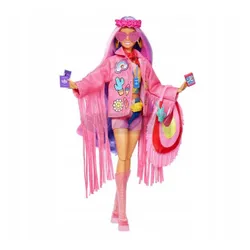 LALKA BARBIE EXTRA FLY zestaw wakacyjny HIPPIE HPB15