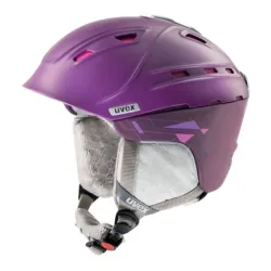 Kask narciarski damski Uvex P2us WL fioletowy - 51-55