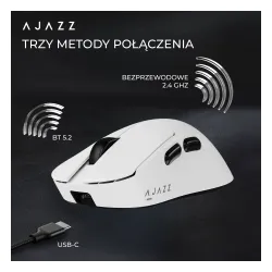 Myszka gamingowa Ajazz AJ179 V2 MAX Biały