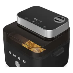 Air Fryer Frytkownica beztłuszczowa SMEG AFC01BLMEU 7l z okienkiem do obserwacji postępów gotowania
