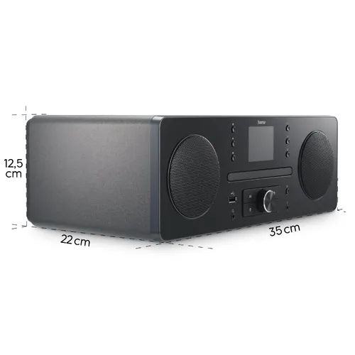 Радиоприемник Hama DR1560CBT FM - радио DAB + Bluetooth черный