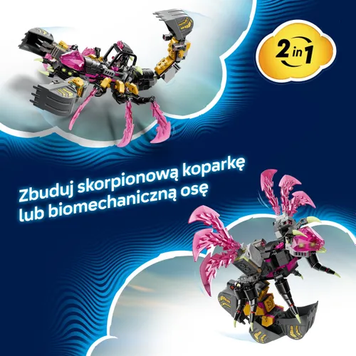 LEGO 71513 DREAMZzz Koszmarna skorpionowa koparka