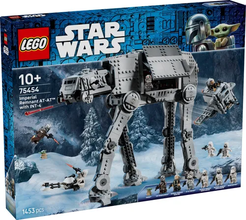 LEGO Star Wars 75454 Mandalorian AT-AT Resztek Imperium, zestaw klocków 10+