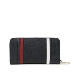 Kadınlar için Tommy Hilfiger Th Amblem Büyük Cüzdan Corp AW0AW15119 DW6