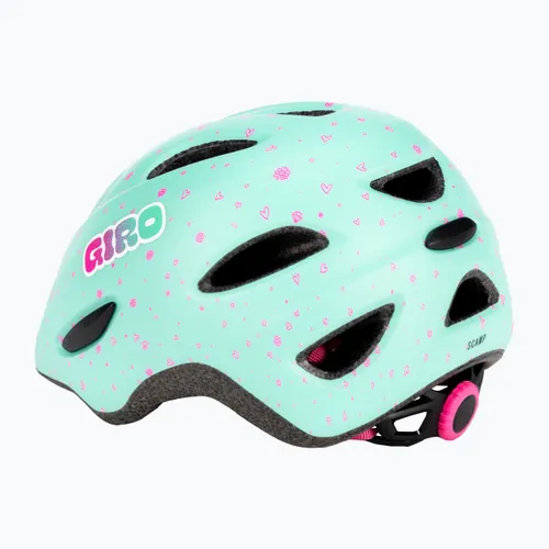 Kask rowerowy dziecięcy Giro Scamp Jr matte screaming teal
