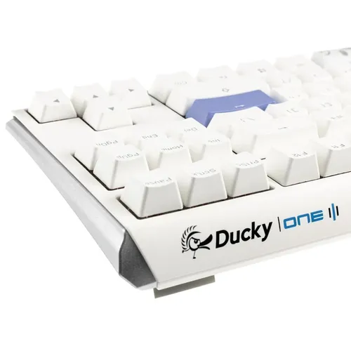 Klawiatura mechaniczna Ducky One 3 Classic TKL - Cherry MX Silver - biały