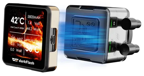 Chłodzenie wodne DARKFLASH Explore DE240 Czarny