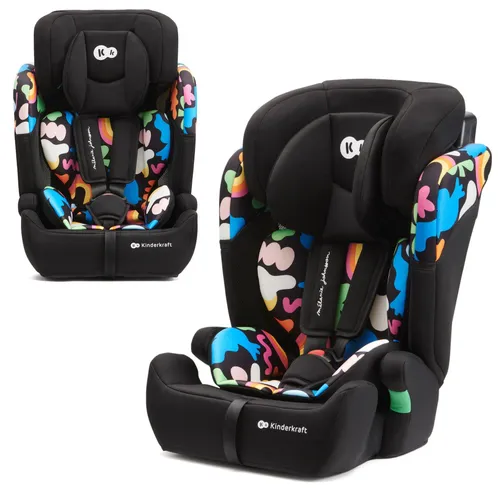 Fotelik samochodowy KINDERKRAFT Comfort Up I-Size Happy Shapes 76-150 cm (9-36 kg) Wielokolorowy