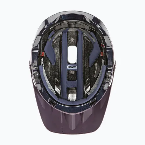 Kask rowerowy UVEX Quatro Integrale plum/deep space matt