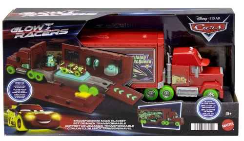 Samochód CARS Glow Racers Maniek Świecący w ciemnościach HPX76