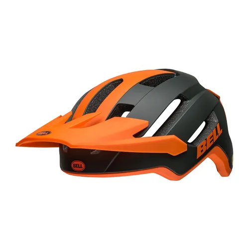 Kask rowerowy Bell 4Forty Air Integrated MIPS matte dark green/orange
