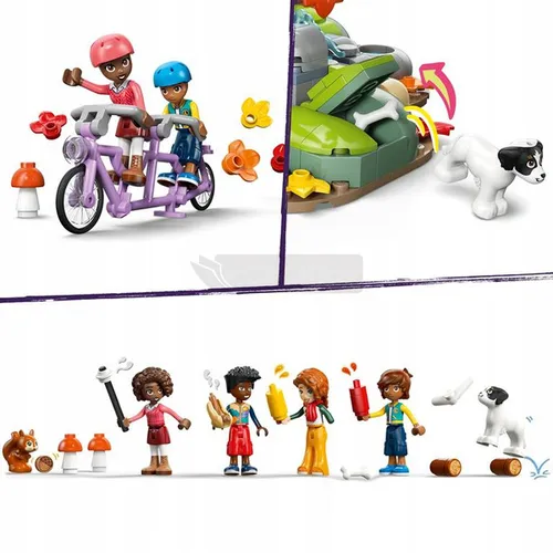 LEGO FRIENDS 42705 Jesienna leśna chatka, zestaw klocków dla dzieci +9 lat