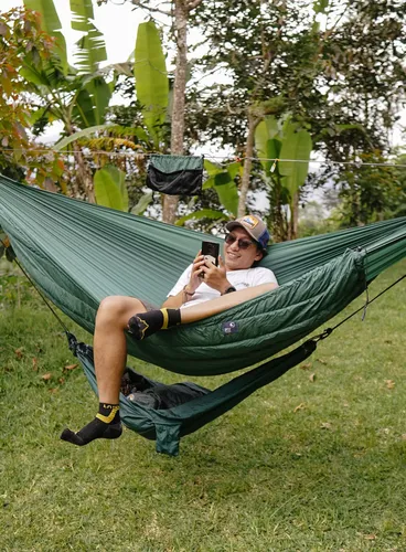 Hamak Ticket To The Moon Mini Hammock - dark green