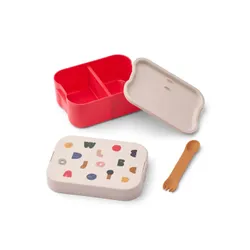 Dziecięcy pojemnik na jedzenie Liewood Kamil Lunchbox - characters / sandy
