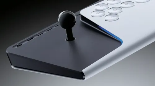 Kontroler Sony Arcade Stick FlexStrike do PS5 Bezprzewodowy Czarno-biały