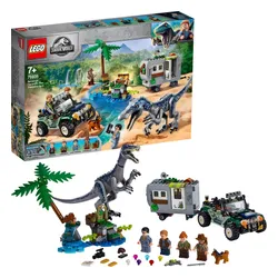 Конструктор Lego Jurassic World столкновение с бариониксом: охота за сокровищами (75935)