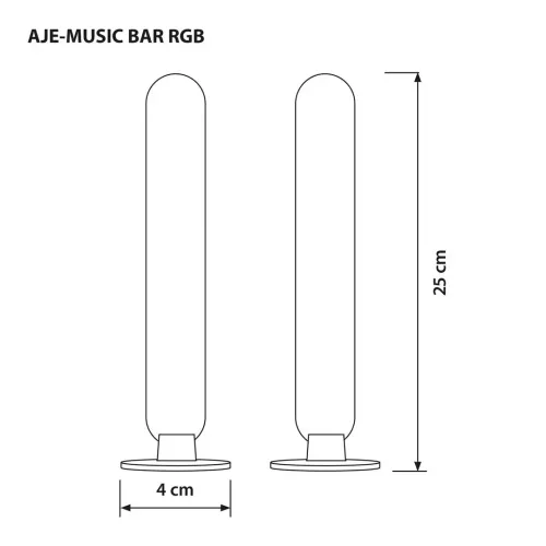 Lampa stojąca ActiveJet AJE-MUSIC BAR RGB
