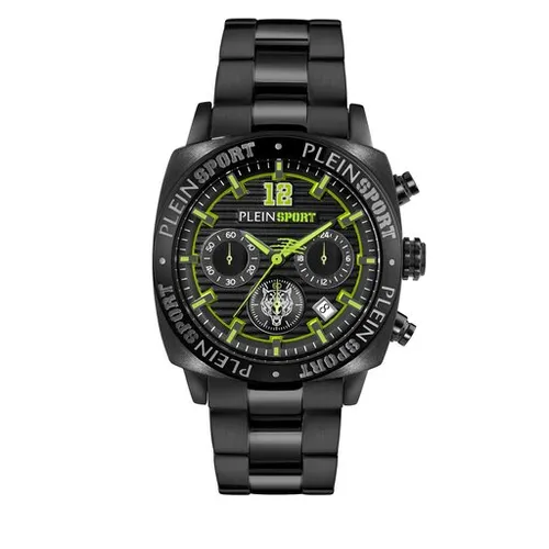 Plein Sport Wildcat PSGBA1523 Black Guilloché Saati