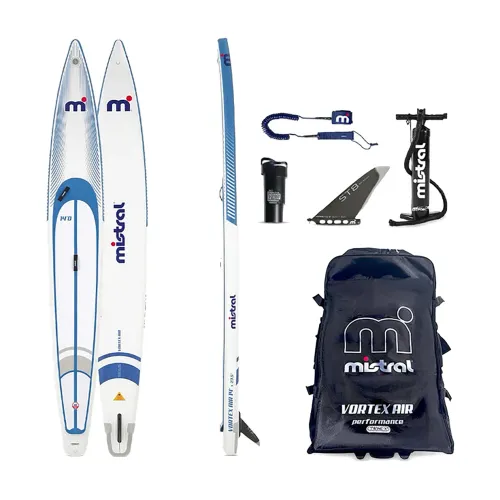 SUP доска Mistral Vortex Air 14'0" x 23.5" синий/белый