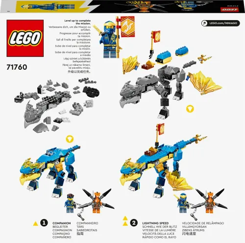 LEGO 71760 NINJAGO Smok gromu Jaya EVO