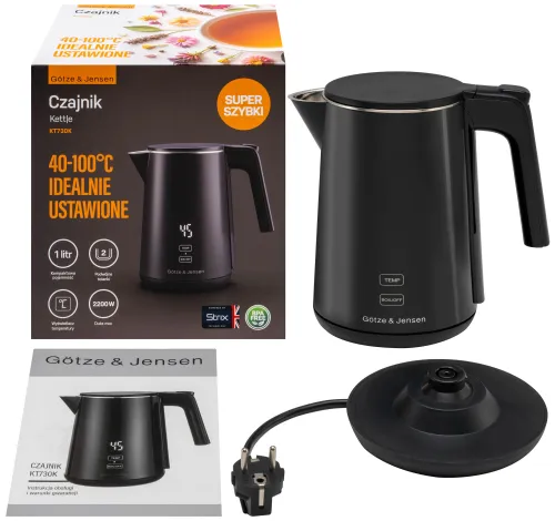 Czajnik GÖTZE & JENSEN KT730K Czarny