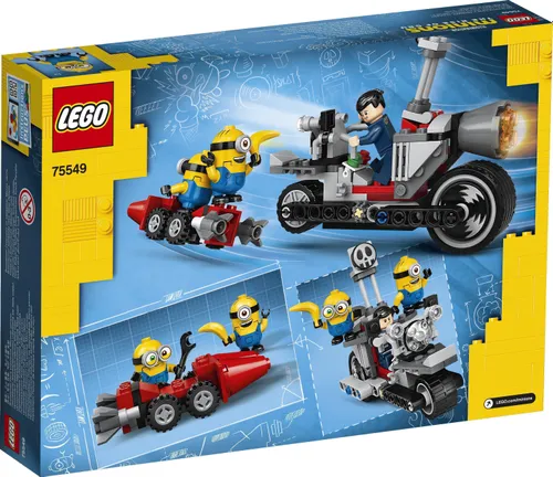 LEGO Minions durdurulamaz motosiklet kaçıyor (75549)