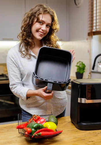 Air Fryer Frytkownica beztłuszczowa PURENO Air 650 6.5l z 10 automatycznymi programami i okienkiem do obserwacji postępów gotowania