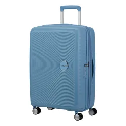 Средний чемодан American Tourister Soundbox 67cm - Sea Shimmer