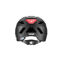 Kask rowerowy Uvex Urban Planet Led - blk matt/blk matt
