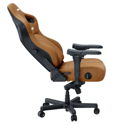 Fotel Anda Seat Kaiser 4 XL Gamingowy do 200kg Skóra Eco Brązowy