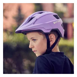 Kask rowerowy dziecięcy ATTABO Khola fioletowy