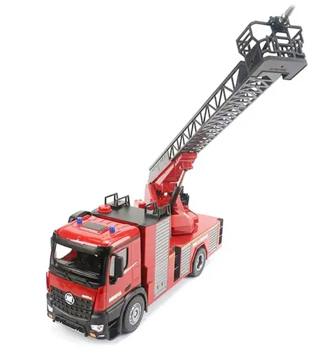 Zdalnie sterowany samochód COIL ciężarówka straż pożarna na pilota LED AKU
