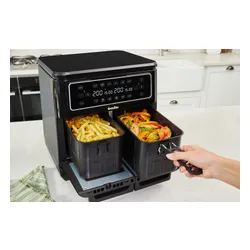 Air Fryer Frytkownica beztłuszczowa BREVILLE VDF130X 11l z podwójnym koszem