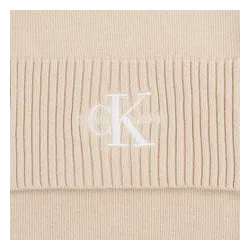 Calvin Klein Jeans Monologo Embro tricot eșarfă K60k611262 Fildeș YBI