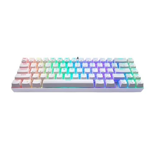 Klawiatura mechaniczna Motospeed CK67 RGB Blue Switch Biały