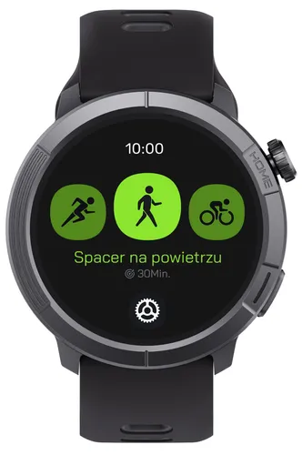 Smartwatch STELIO Activ Pro AI GPS 46mm Tytan Czarny