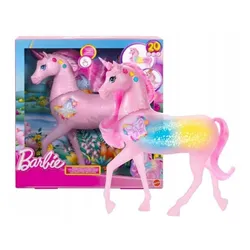 BARBIE MAGICZNY JEDNOROŻEC interaktywny ze światłem, dźwiękiem JCP78