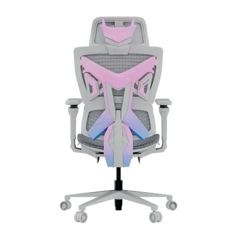 Fotel Anda Seat X-Air Pro XL Gamingowy do 120kg Tkanina Szaro-różowy