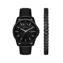 Saat Armani Exchange Banks Hediye Seti AX7147SET Black