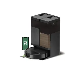 Robot sprzątający iRobot Roomba 575 Combo Funkcja mopowania Stacja oczyszczająca Tworzenie mapy pomieszczenia Funkcje AI Czarny