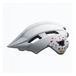 Kask rowerowy dziecięcy Bell Sidetrack II Integrated Mips Jr white stars