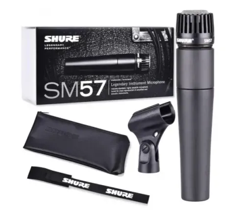 Mikrofon Shure SM57-LCE Przewodwy Dynamiczny Czarny