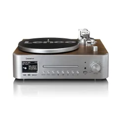 Gramofon Lenco MC-860WDSI Automatyczny Napęd paskowy Przedwzmacniacz Bluetooth Czarny