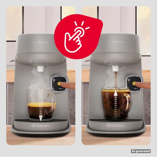 Ekspres BOSCH Tassimo Harmony Plus TAS177B Szary