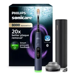 Szczoteczka soniczna PHILIPS Sonicare 8000 DiamondClean HX8311/13 Granatowy