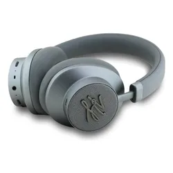 Słuchawki nauszne KARL LAGERFELD Grained Initials Bluetooth ANC Szary