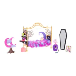 Zestaw akcesoriów MONSTER HIGH Sypialnia Clawdeen Wolf HHK64