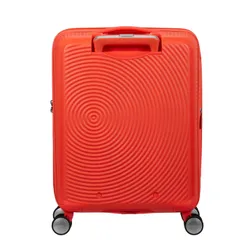 Walizka mała American Tourister Soundbox EXP - neon orange