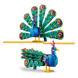 Lego paw Creator 3w1 egzotyczny 31157 z ruchomym ogonem i podstawką