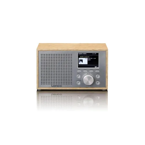 Radioodbiornik Lenco DAR-017WH WD Radio FM DAB+ Bluetooth Brązowy